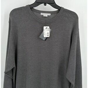 GEOFFREY BEENE CREWNECK SWEATER Men's Size Large‎ Grey New With Tags!!